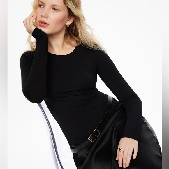 SMART SET Black Classic Long Sleeved Shirt ✨ 50% OFF BUNDLES ✨ - Picture 1 of 4